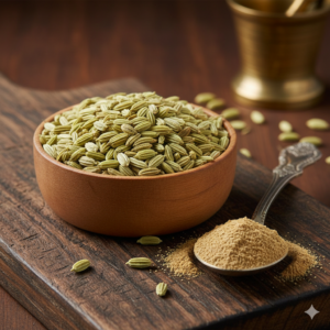 Premium Export Quality Fennel Seeds (Saunf) - Machine Cleaned Green